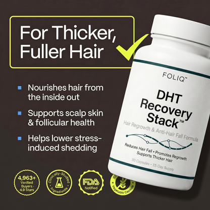 FOLIQ DHT Hair Growth Support & Recovery Stack